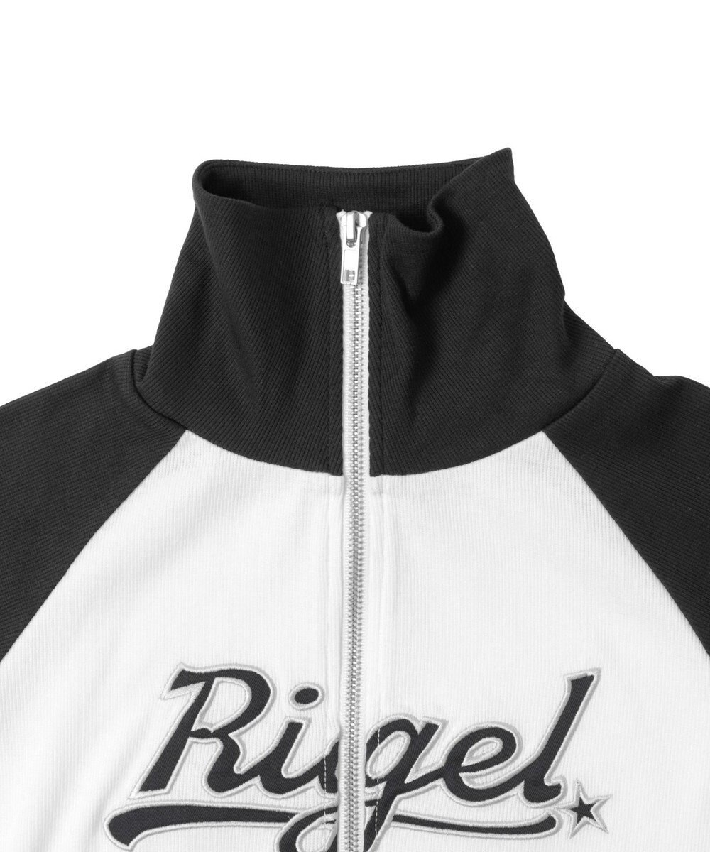 WEGO ダブルジップワッペンロゴラグランT 