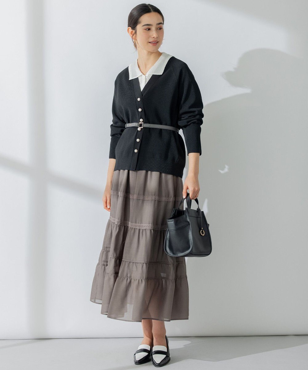 組曲 【洗える】レーシーボイル スカート 