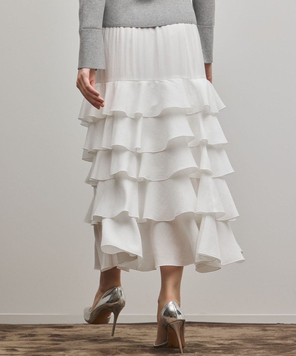 GRACE CONTINENTAL ティアードフリルスカート 