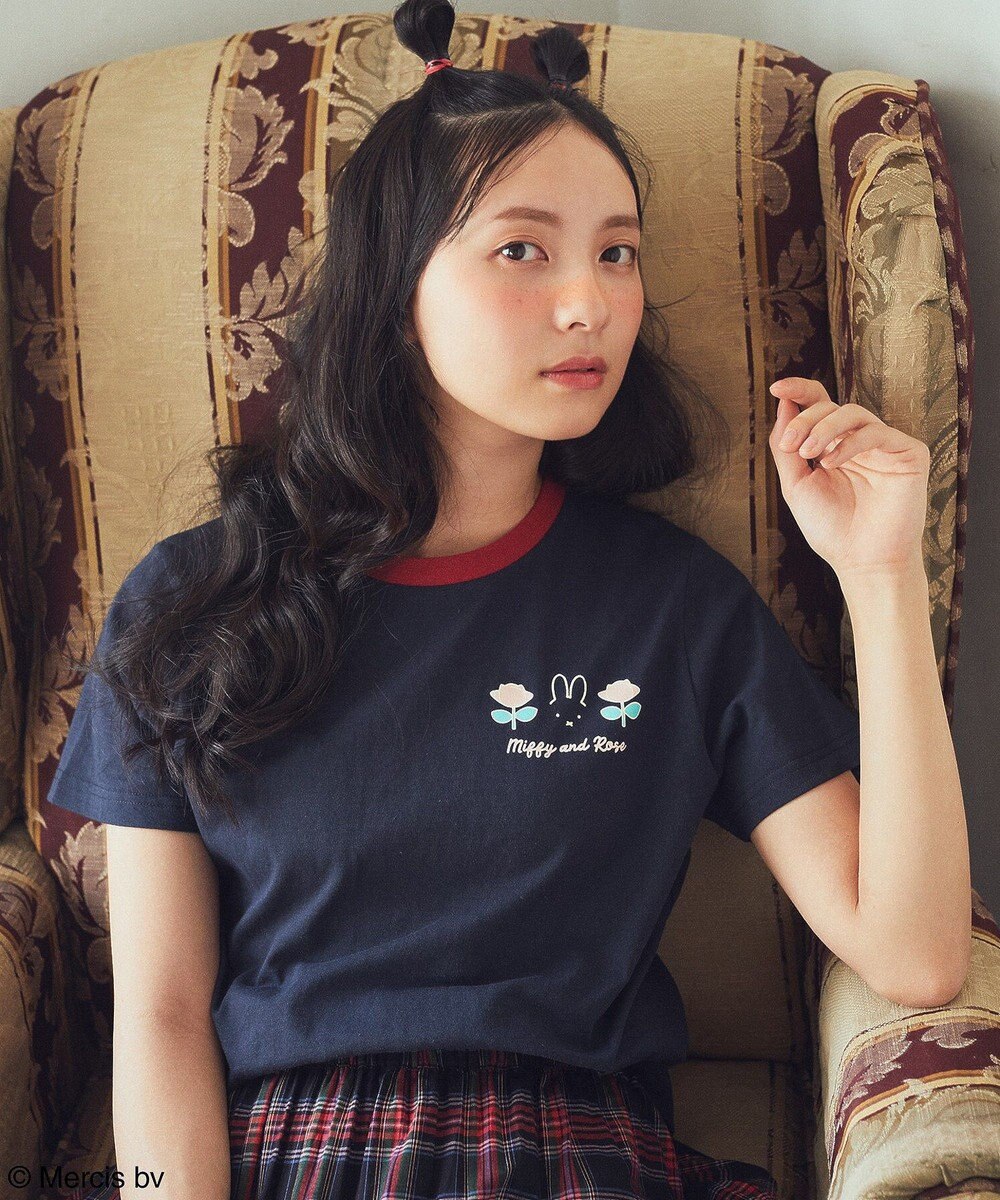 earth music&ecology ｍｉｆｆｙ／ｅａｒｔｈ　Ｒｏｓｅ　ｒｉｎｇｅｒ　Ｔｅｅ 