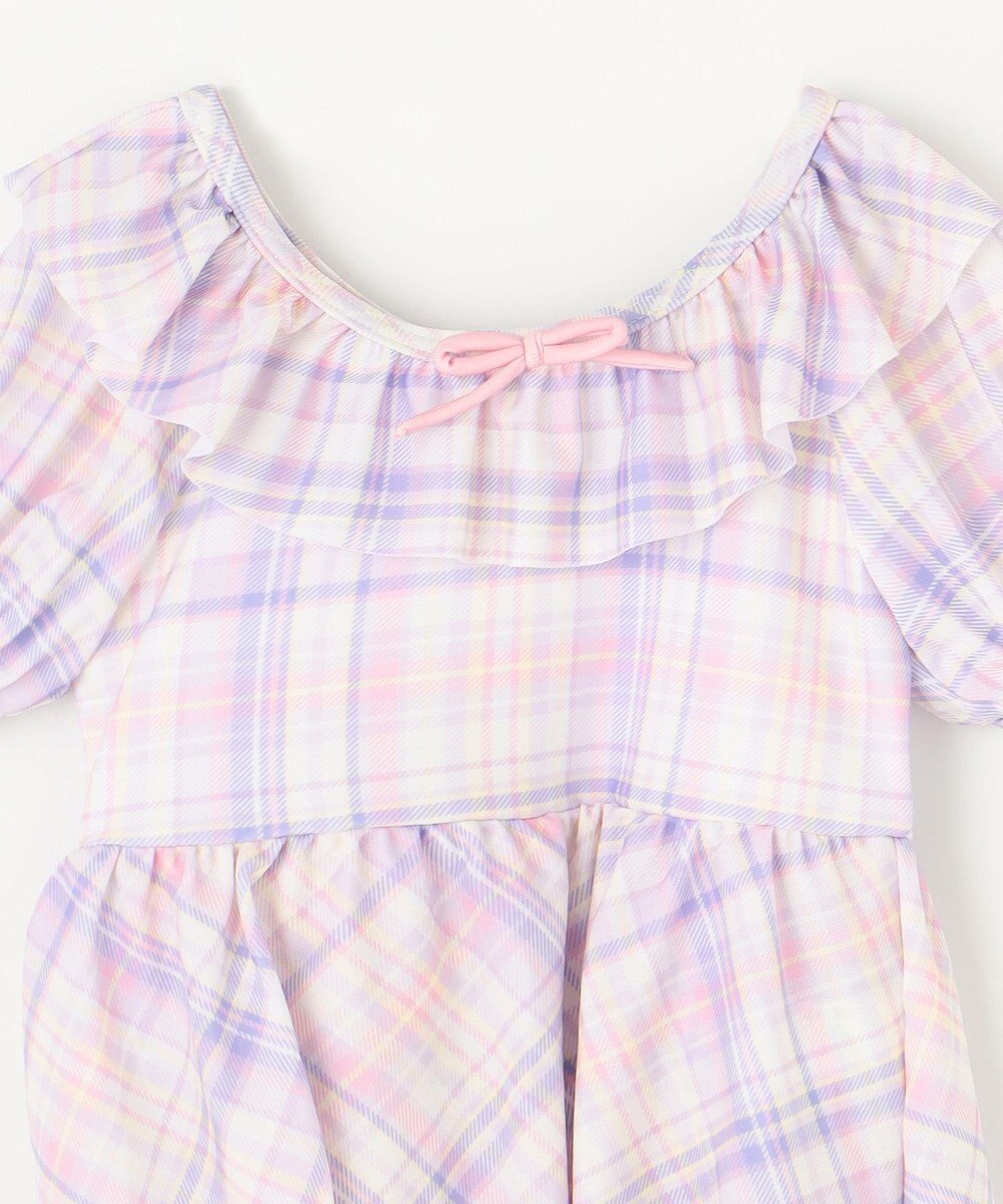 ANY KIDS チェック柄 セパレート 水着 