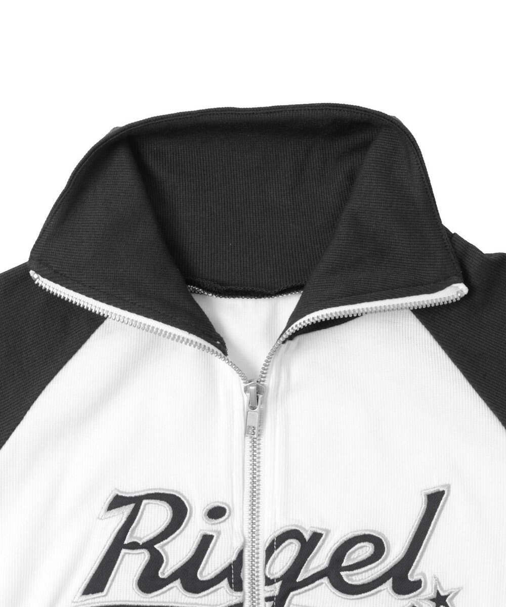 WEGO ダブルジップワッペンロゴラグランT 