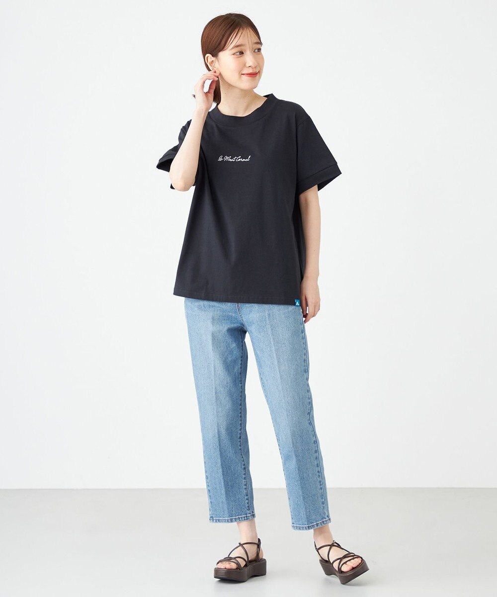 SHARE PARK LADIES センタープレスストレートデニム 