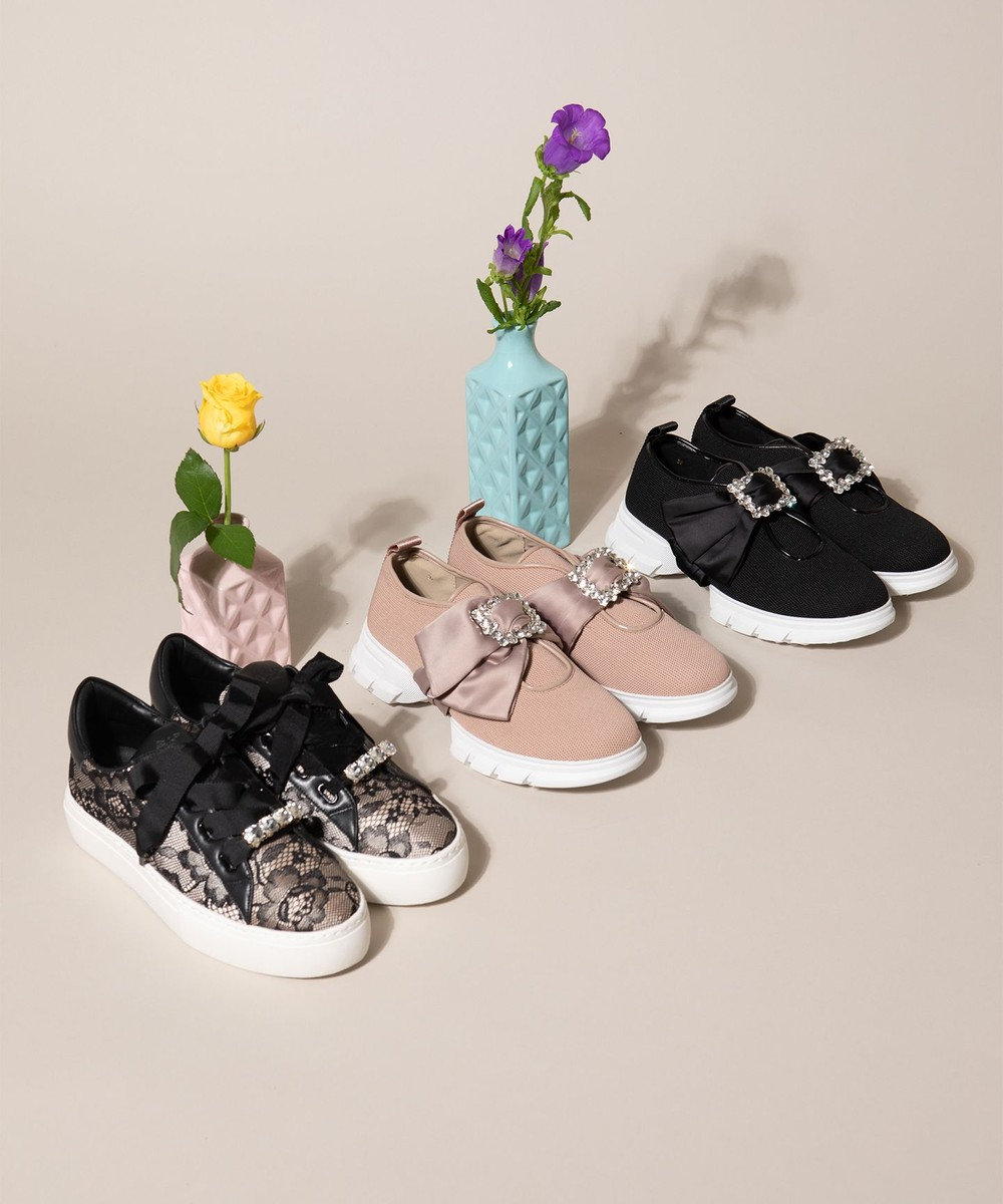 LACE UP RIBBON SNEAKERS スニーカー / TOCCA | ファッション通販 