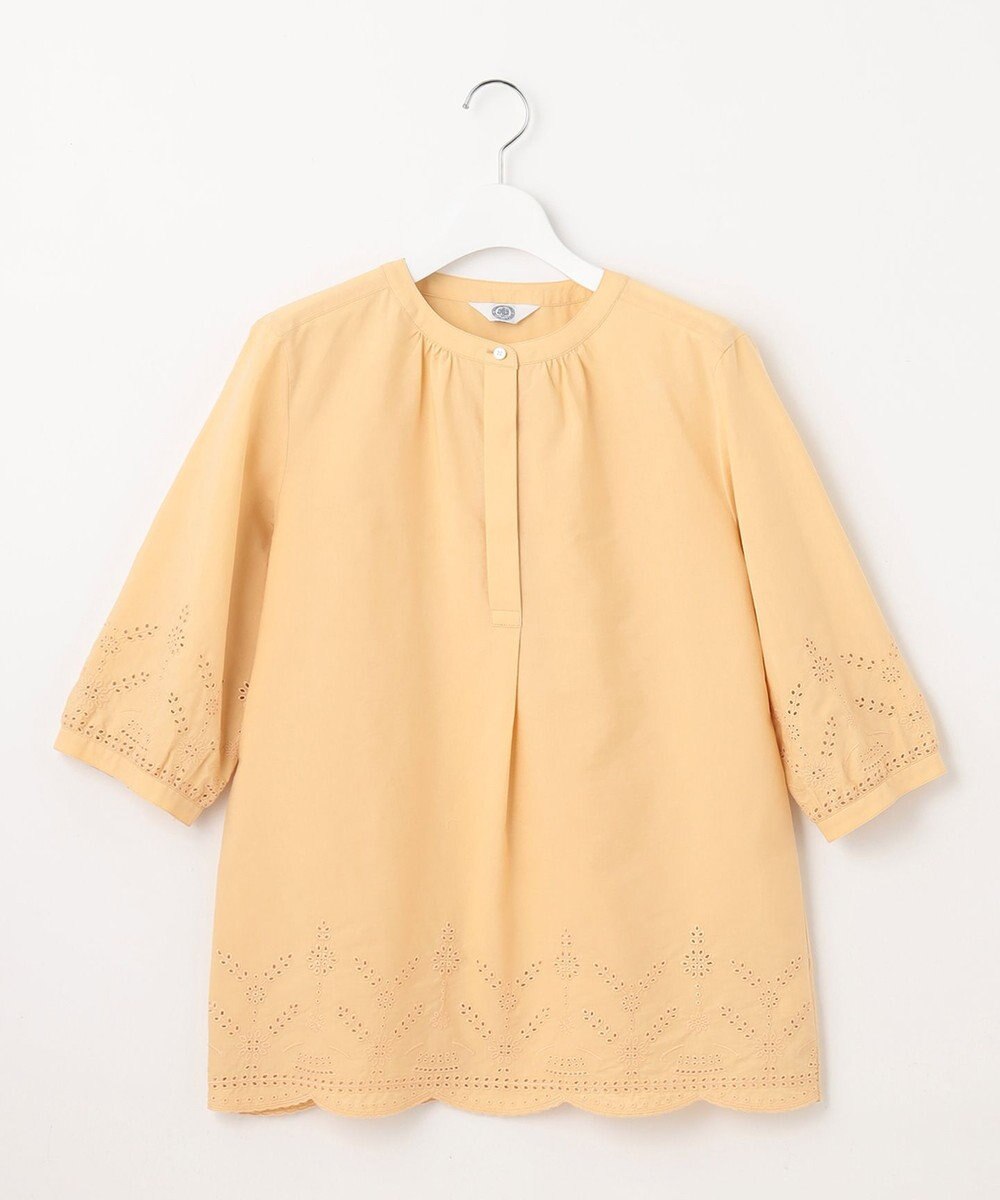 J.PRESS LADIES 【WEB限定カラーあり・洗える】セルロース刺繍 ブラウス 