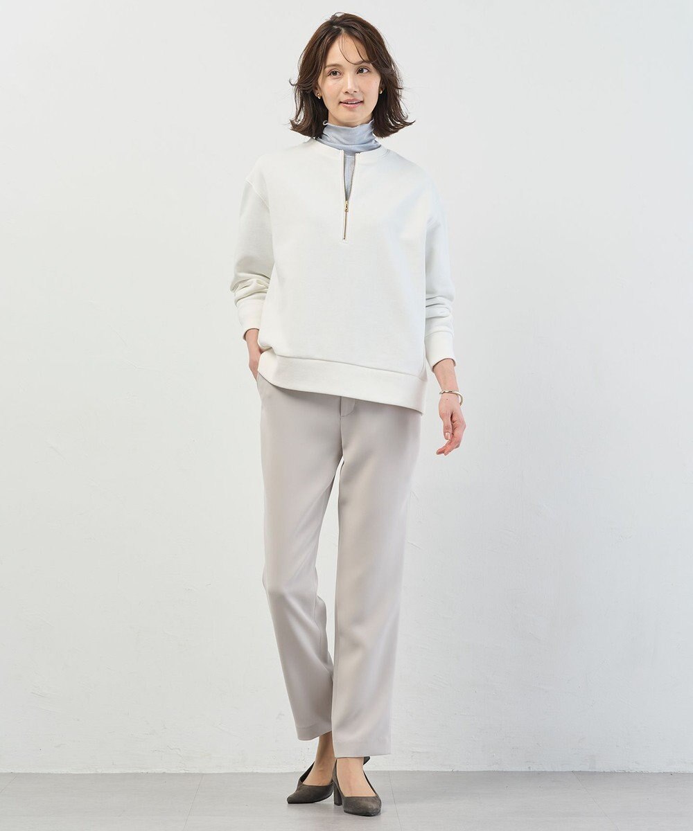 J.PRESS LADIES 【セットアップ対応】セラテリーダブルクロス テーパード パンツ 