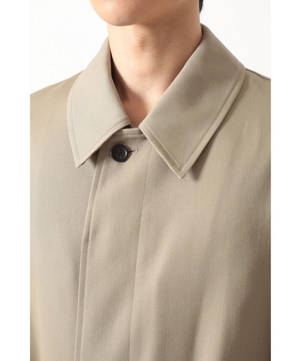 DAKS ウールギャバジン オーバーサイズステンカラーコート 