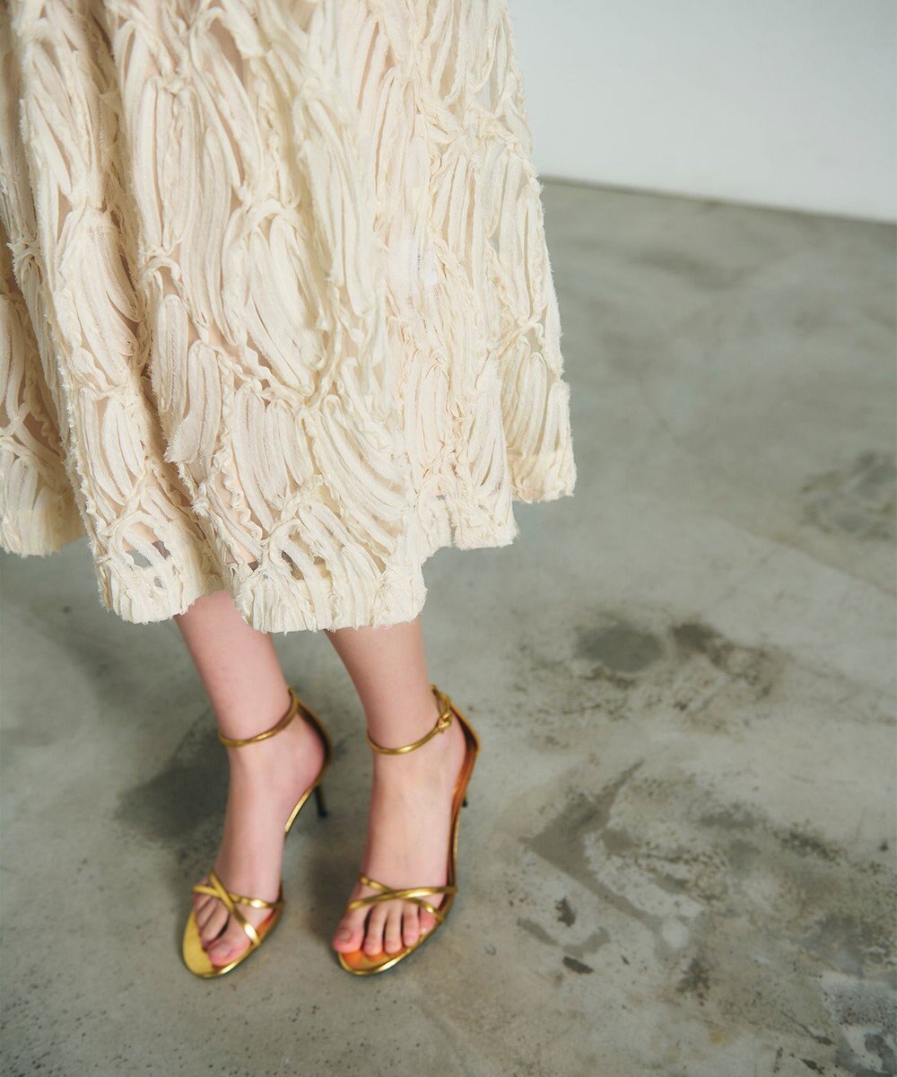 GRACE CONTINENTAL 刺繍ヘムシャツワンピース 