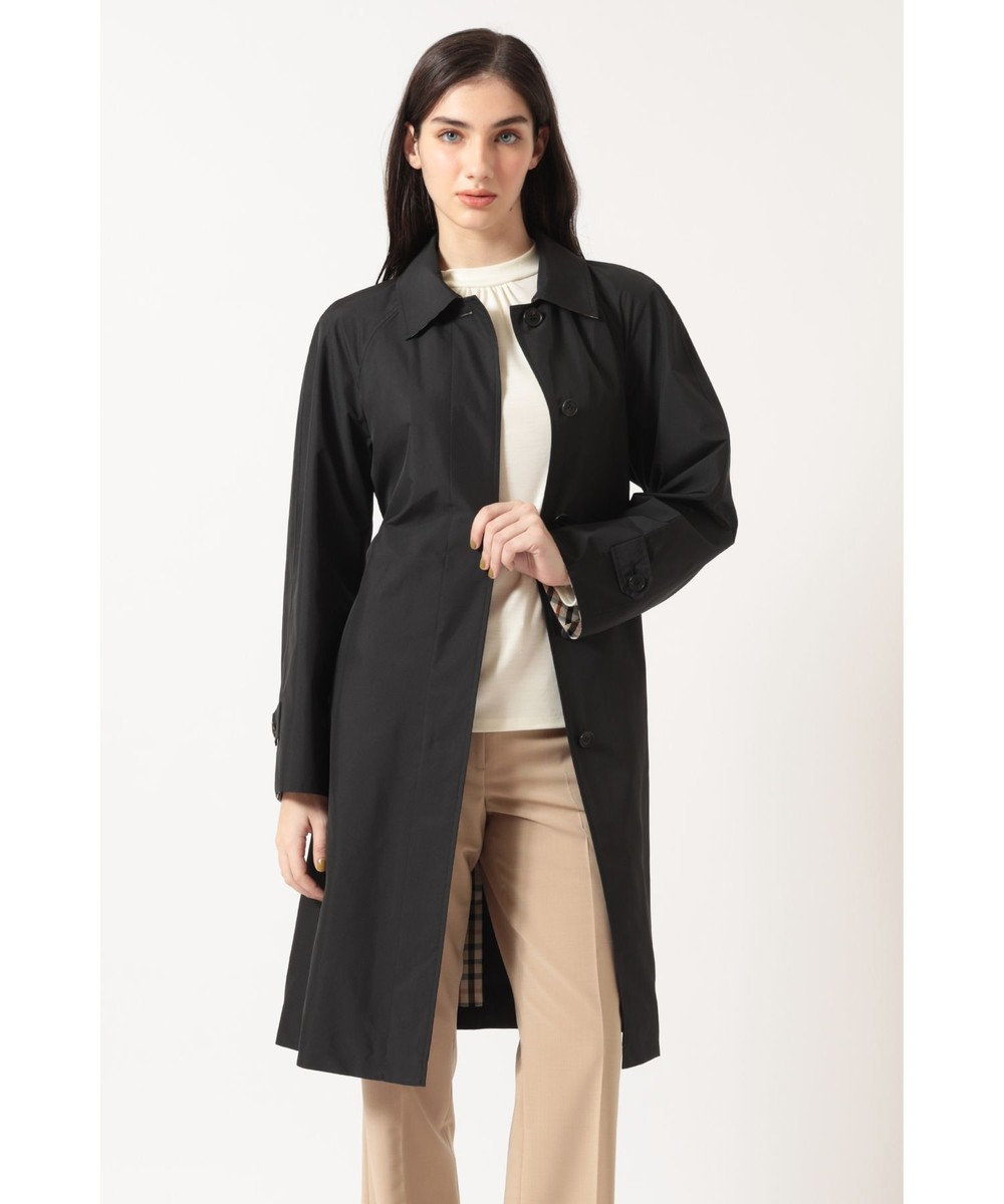 DAKS ハウスチェック ステンカラーコート 