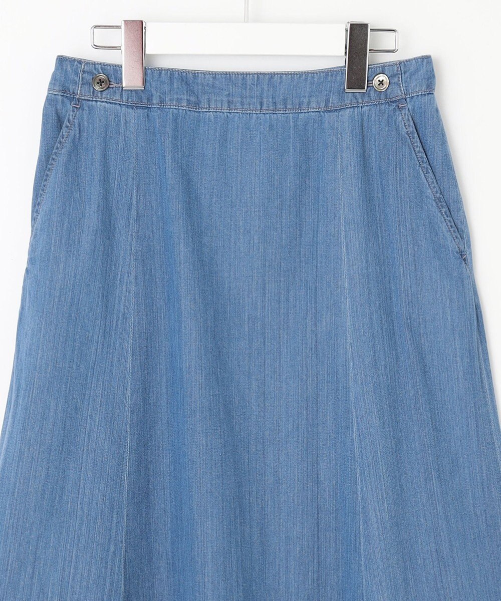 J.PRESS LADIES 【洗える】5ozバージラコンパクト スカート 