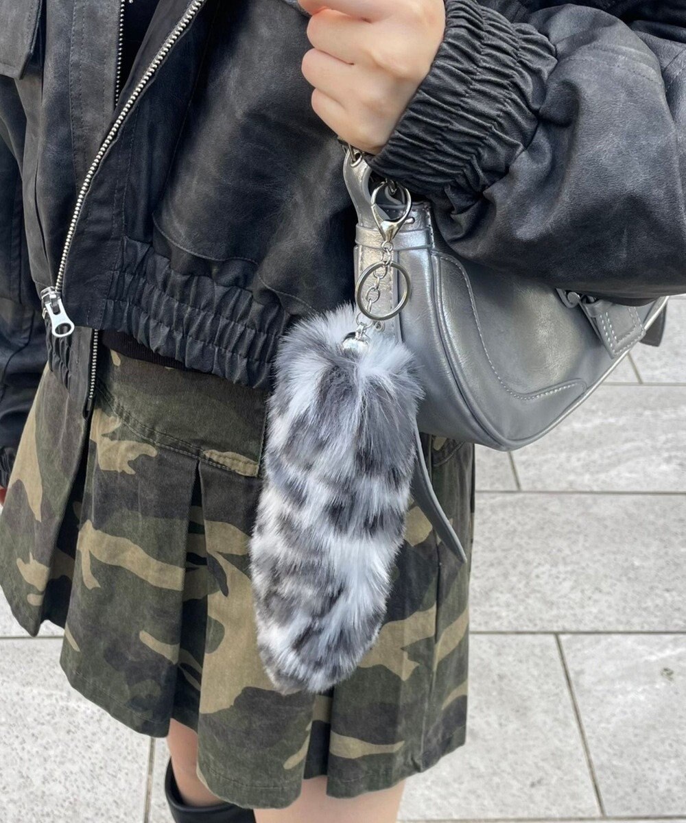 WEGO 総柄しっぽキーホルダー 