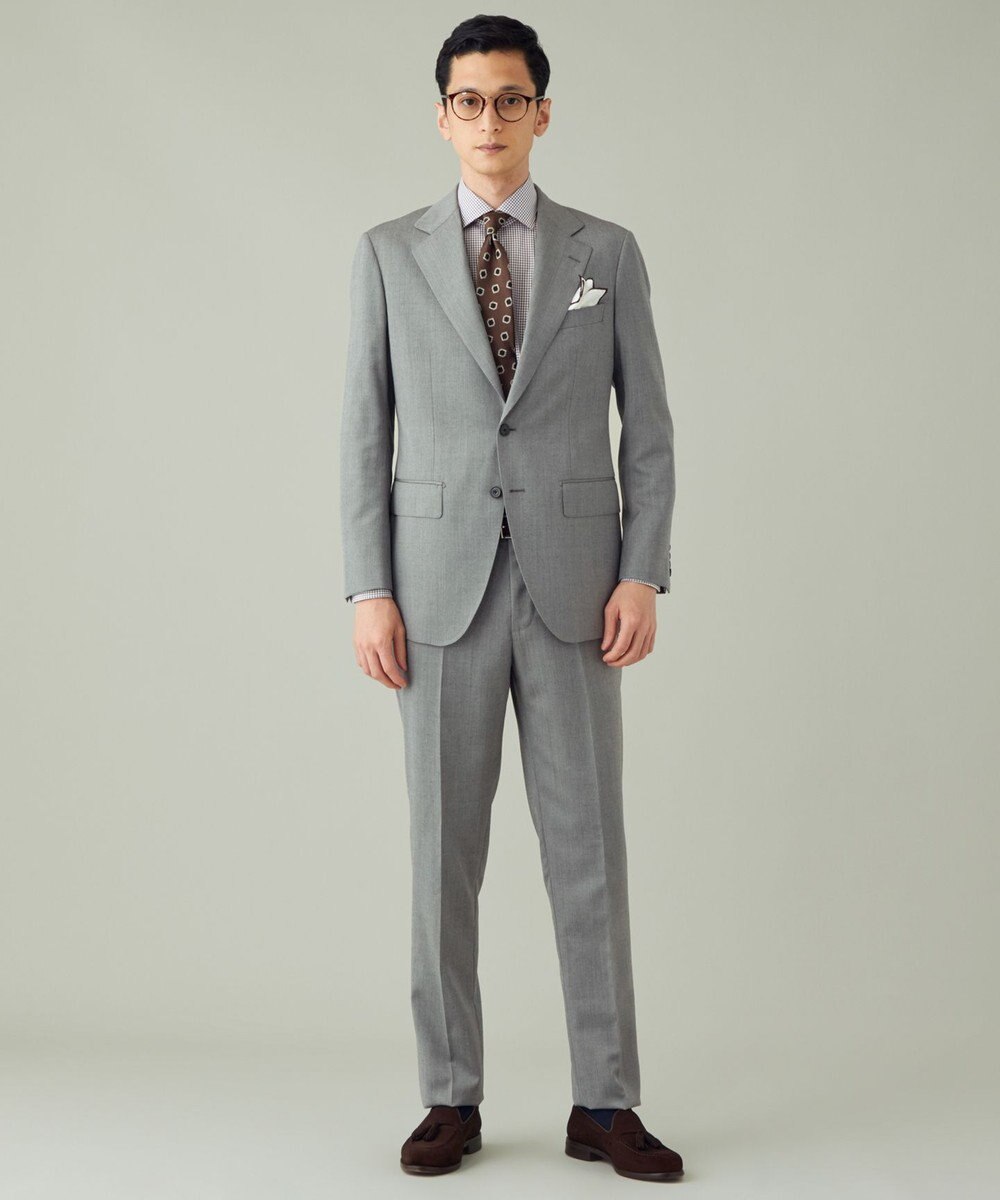 GOTAIRIKU 【御幸毛織】ニュージーランドメリノSuper120'sツイル スーツ 