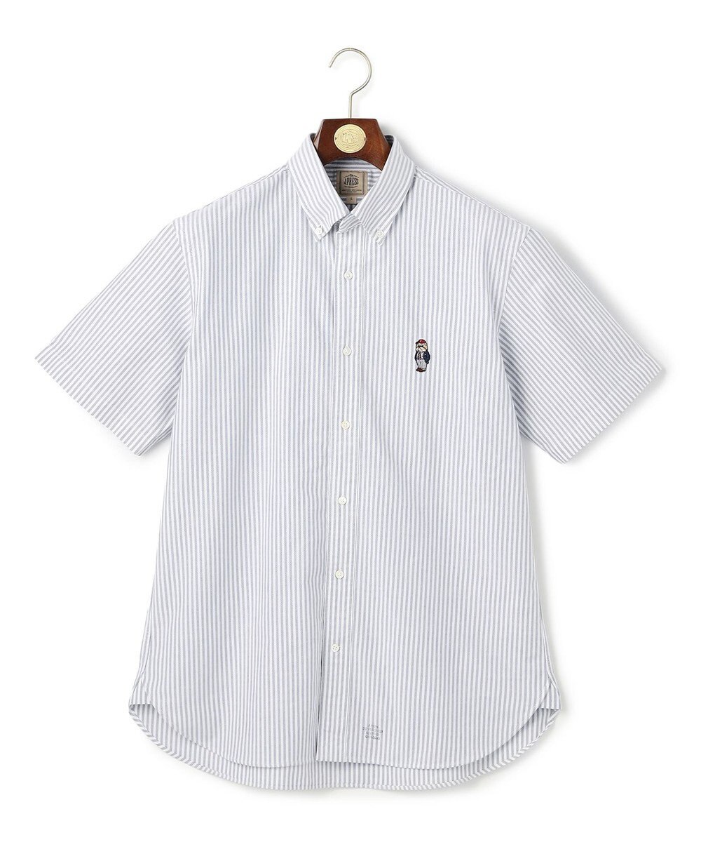 J.PRESS MEN 新デザイン【BULLDOG BOY】オックスフォード 半袖シャツ / B.D. 