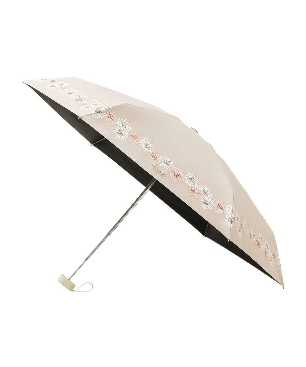 MOONBAT 【WEB限定/一級遮光99.99%】晴雨兼用折りたたみ日傘 ポール&ジョー(PAUL & JOE ACCESSOIRES)クリザンテーム/バイカラー 雨の日OK 遮熱 簡単開閉 UV 晴雨兼用 