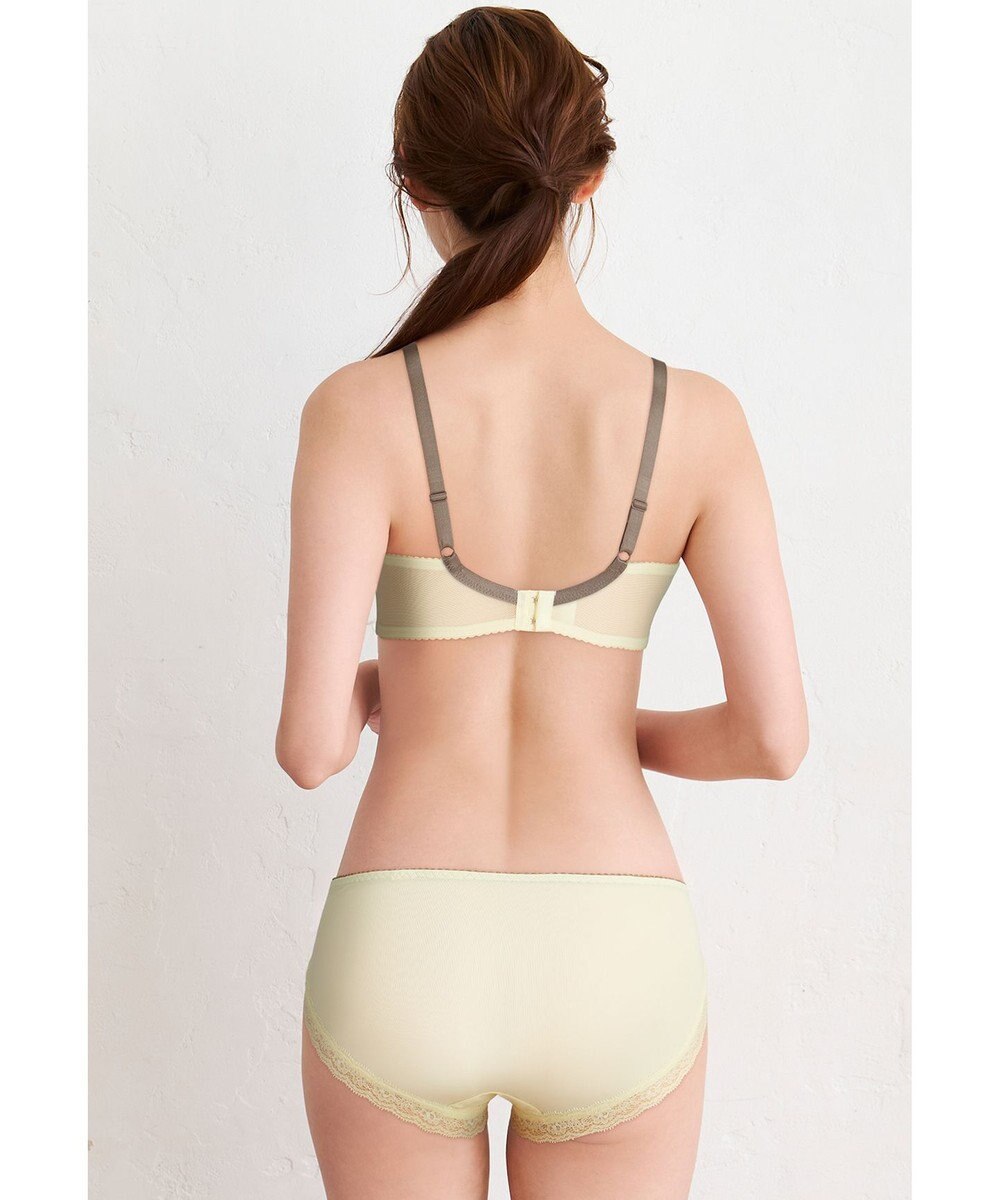 WACOAL ブラジャー 【リボンブラ 脇すっきり】 脇高設計 着やせシルエット 動いても谷間キープ レディース BXB423 /ワコール 