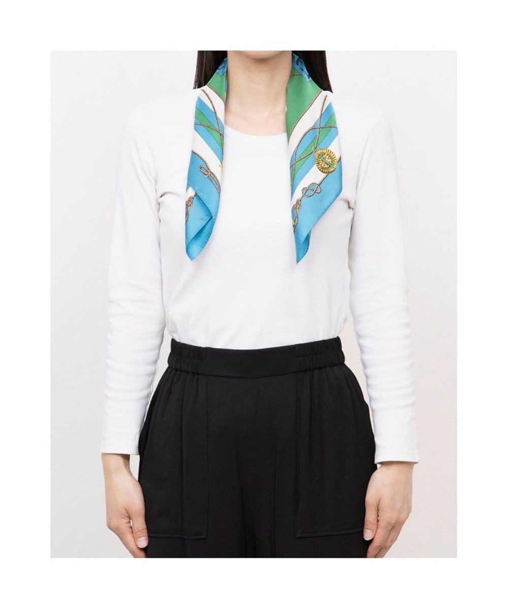 UNBILLION カカトゥ kakatoo / マリンガーランド柄シルクスカーフ 