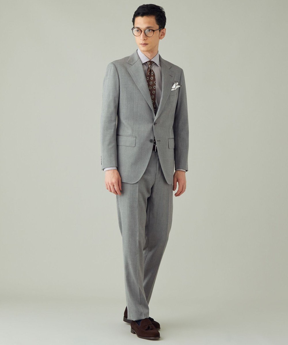 GOTAIRIKU 【御幸毛織】ニュージーランドメリノSuper120'sツイル スーツ 