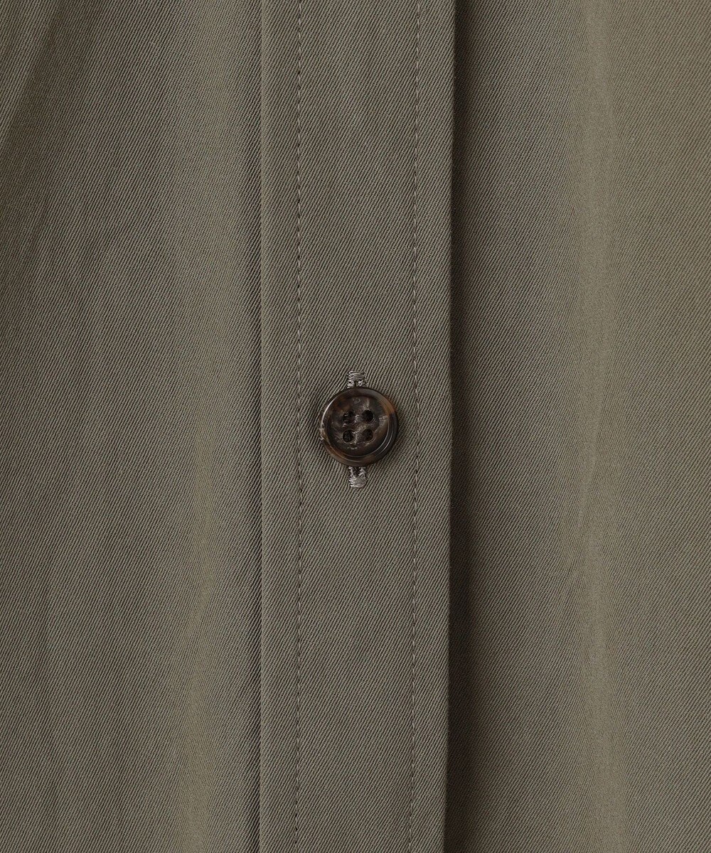 23区 S 【洗える】ミリタリーコットンギャバ シャツ 