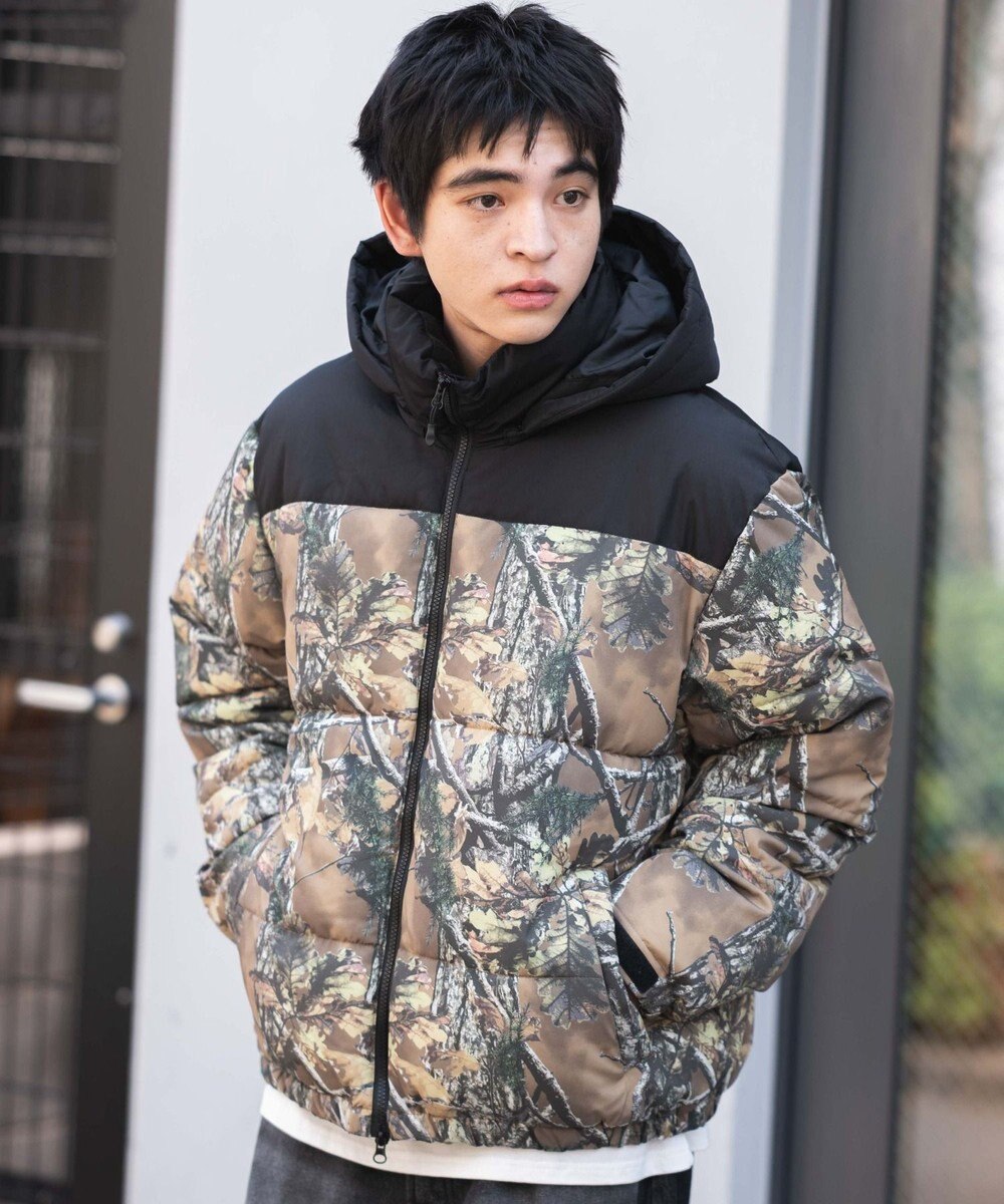 WEGO 【25年秋冬新作/ユニセックス着用ITEM/SMLサイズ展開】2WAYパファーブルゾン 