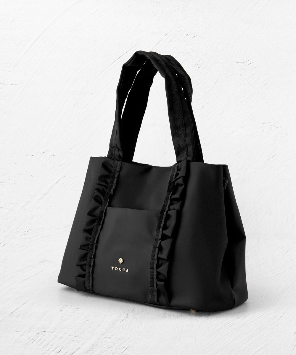 TOCCA 【撥水】FRILL A4 NYLONTOTE トートバッグ 