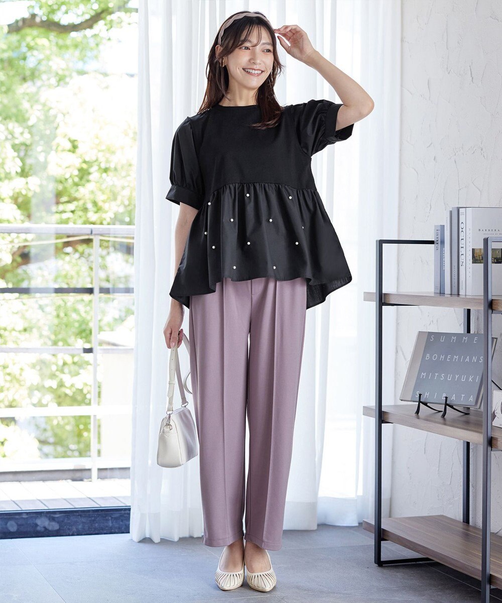 Tiaclasse 【サラごこち】選べるパンツ(テーパード/ワイド） 