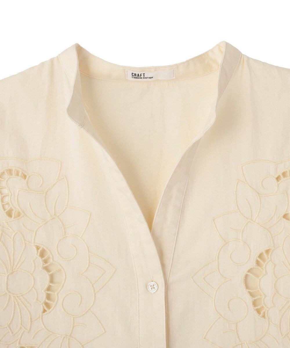 CRAFT STANDARD BOUTIQUE インド製 カットワークシシュウワンピース 