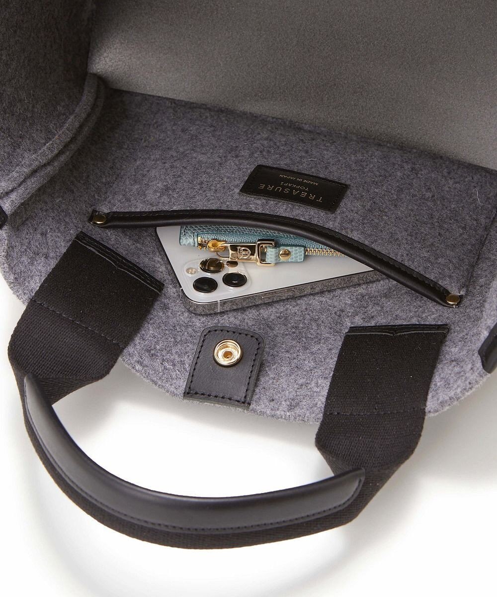 TOPKAPI 【TREASURE TOPKAPI】イタリアンフェルト サイドベルト トートバッグ 