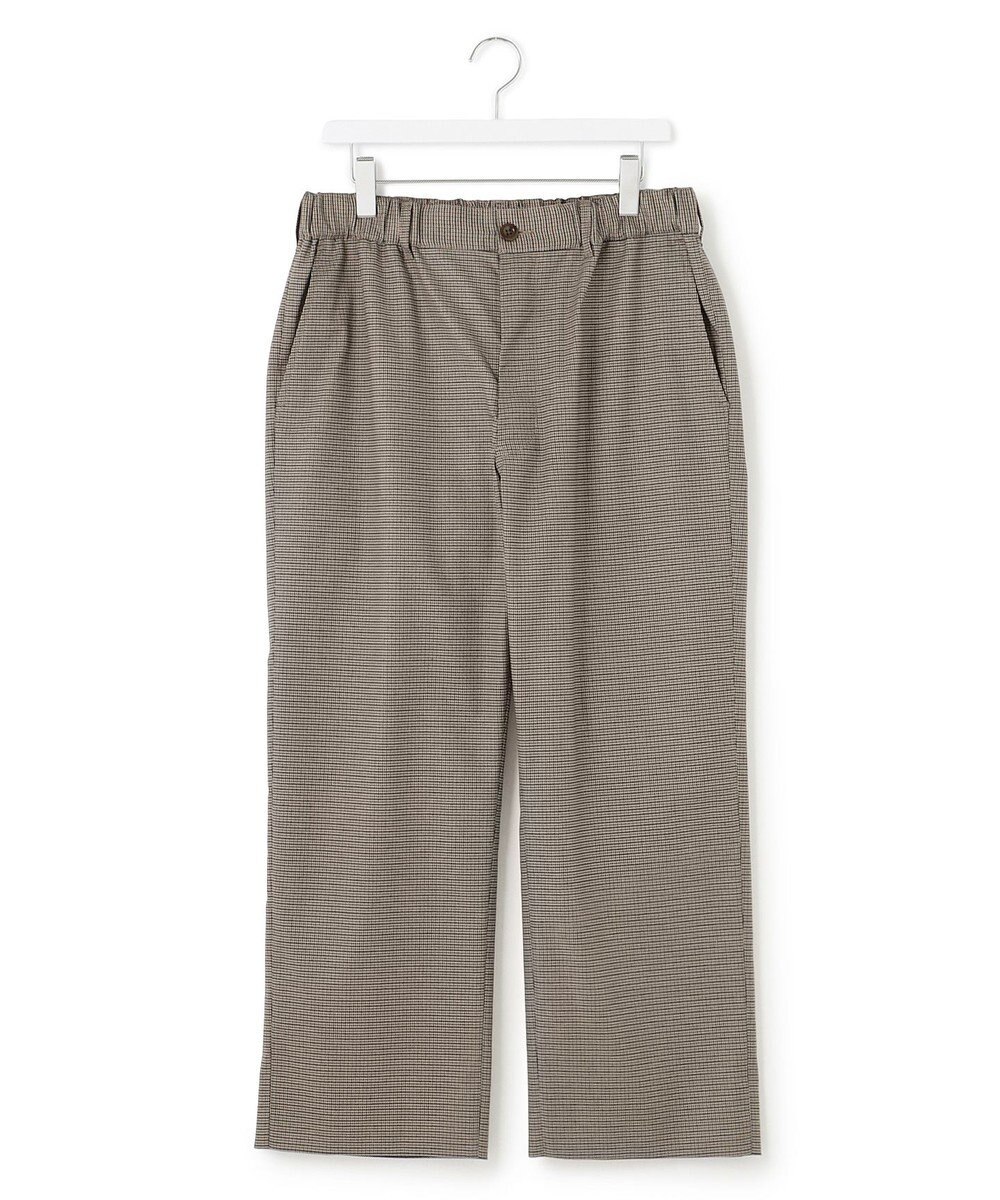 J.PRESS YORK STREET 【UNISEX】クラシックチェック ワイドバギーパンツ 