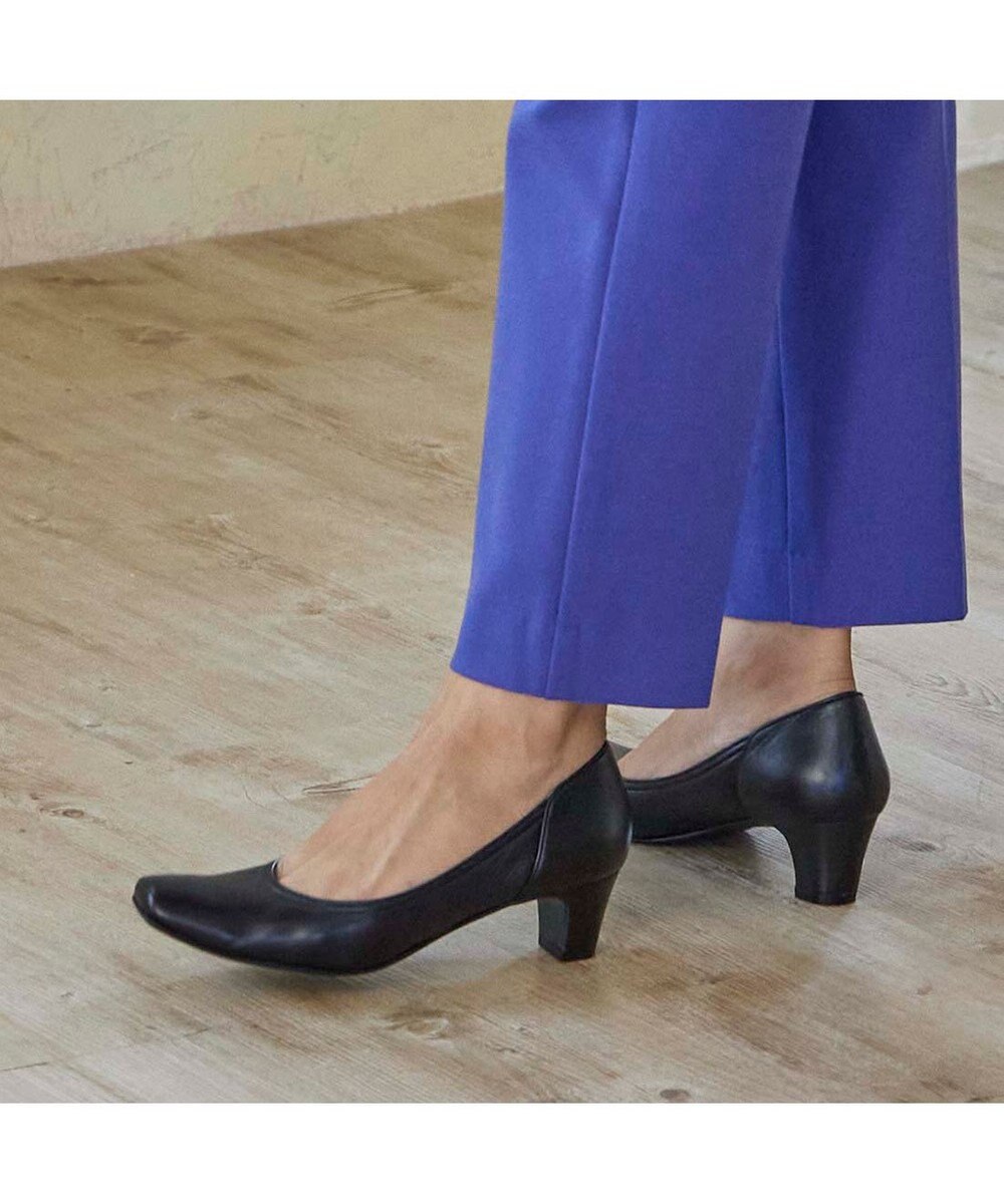 Riz raffinee <Riz raffinee>スクエアトゥプレーンパンプス 