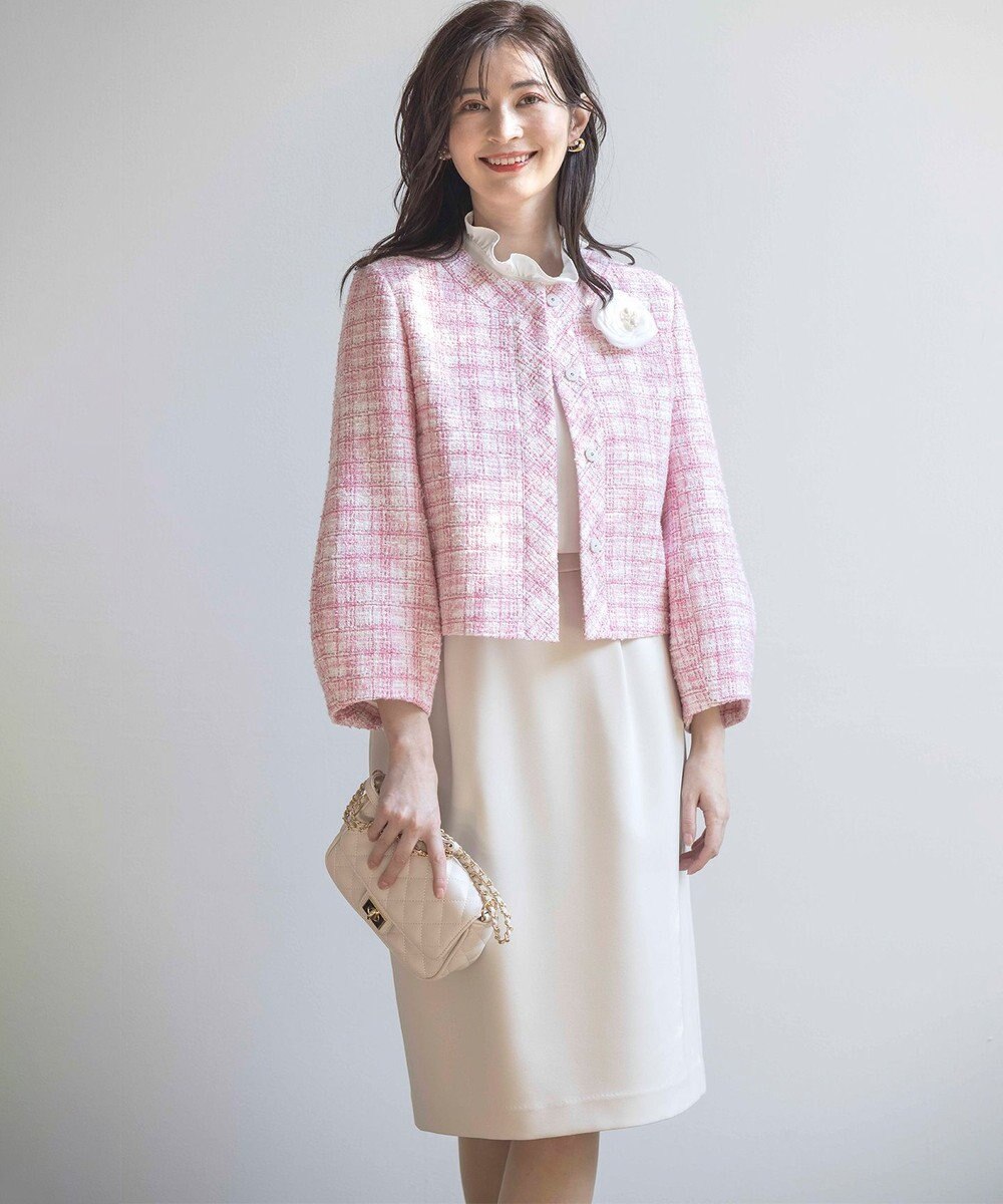 組曲 S 【KUMIKYOKU NAVY】コンフォータブルドレープ コクーンスカート 