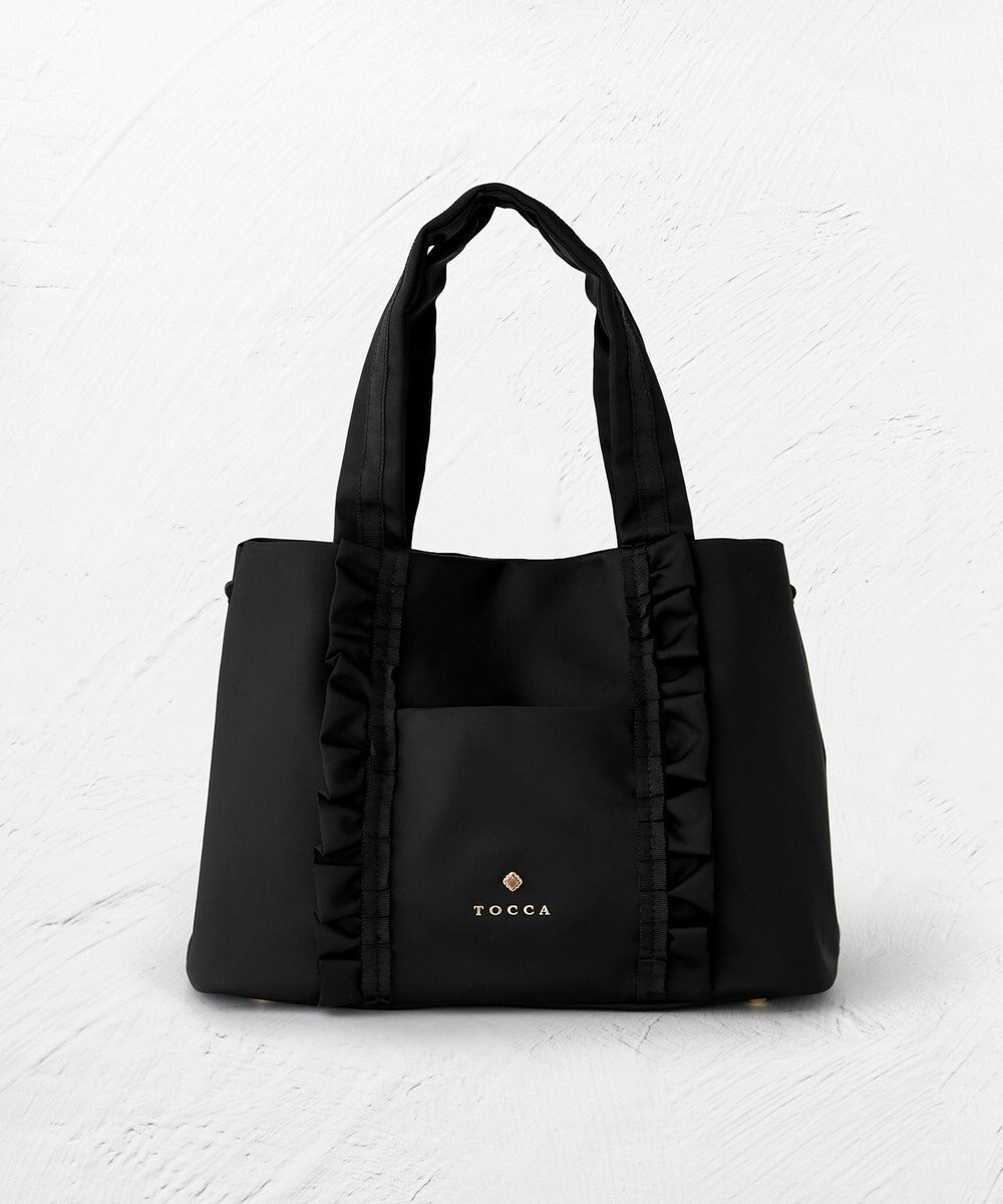TOCCA 【撥水】FRILL A4 NYLONTOTE トートバッグ 
