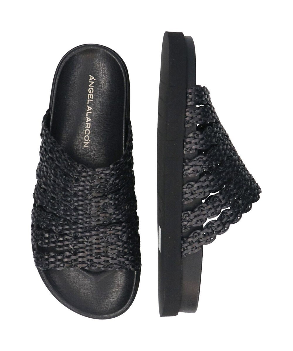 INTER-CHAUSSURES 【ANGEL ALARCON】フットベッドラフィアサンダル 