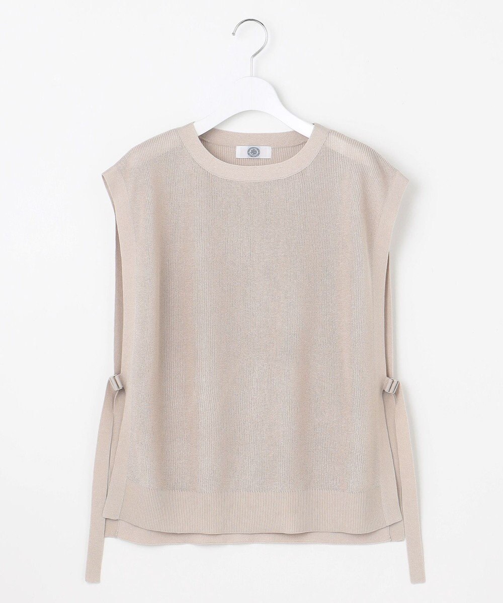 J.PRESS LADIES L 【洗える】Vis/Peスパーク クルーネック ニット ベスト 