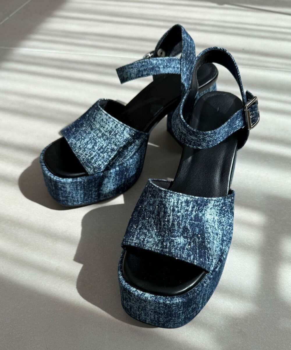 WEGO ストーム付きヒールサンダル 