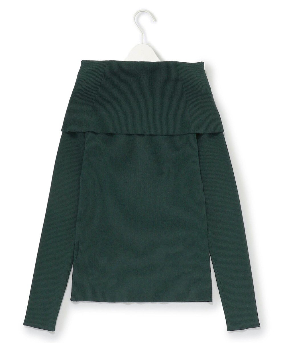 ICB L 【洗える】VIS/PEスムース オフショルダーニット 