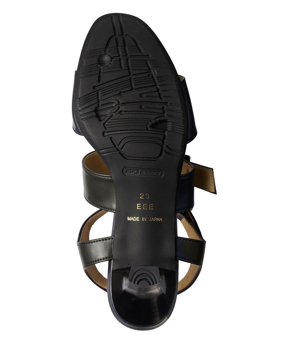 ASICS WALKING ペダラ ヒールサンダル 3E 5.0cmヒール 