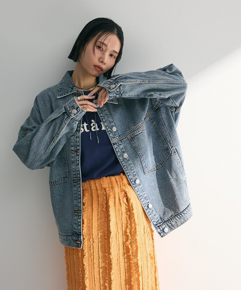 Green Parks ＢＩＧシルエットＧジャン 