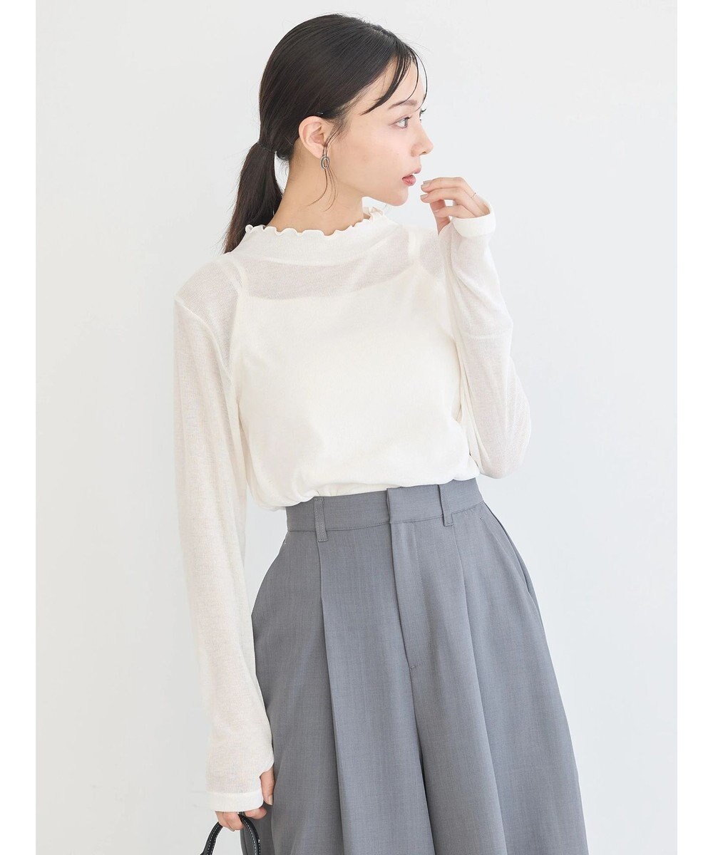 earth music&ecology シアーリブプルオーバー 