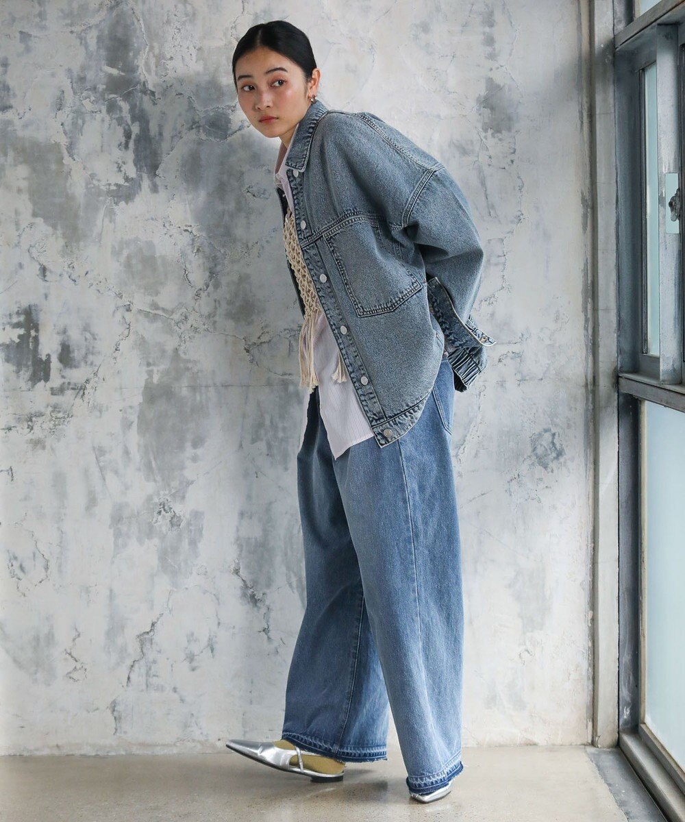 Green Parks ＢＩＧシルエットＧジャン 