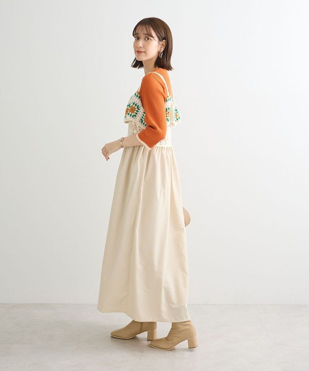 Green Parks ・ＳＵＧＡＲ　ＳＰＯＯＮ　クロシェキリカエワンピース 