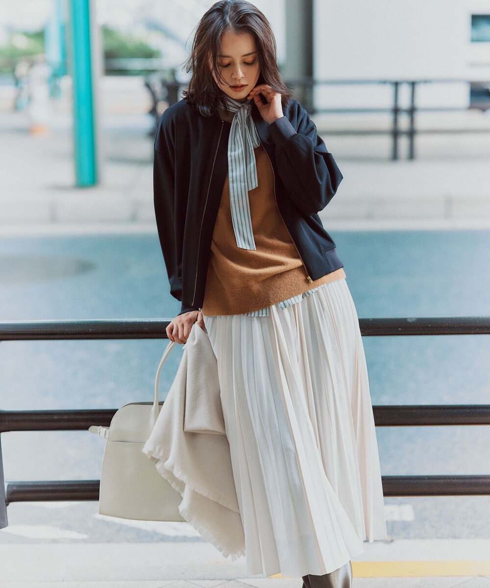 23区 S 【見上愛さん着用/Oggi・STORY掲載】ピュアカシミヤ クルーネック ニット 