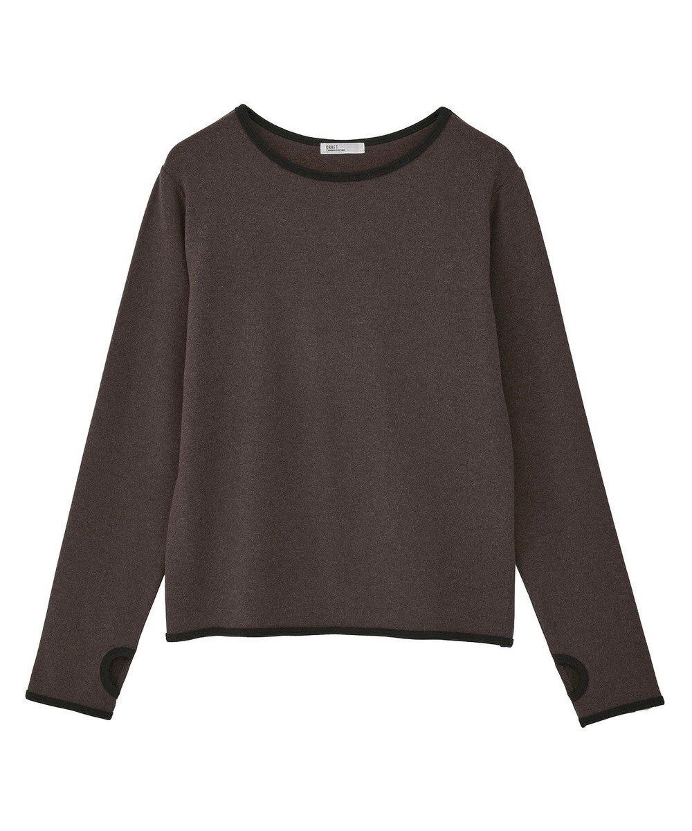 CRAFT STANDARD BOUTIQUE バイカラーパイピングプルオーバー 