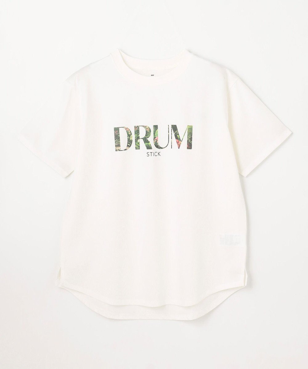 ANY アソートロゴラウンドヘムTシャツ 