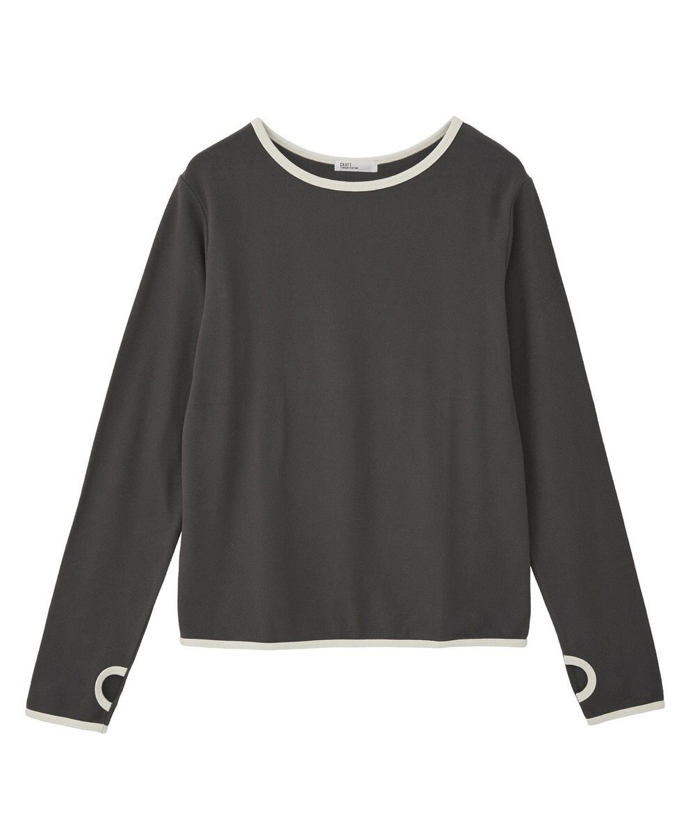 CRAFT STANDARD BOUTIQUE バイカラーパイピングプルオーバー 
