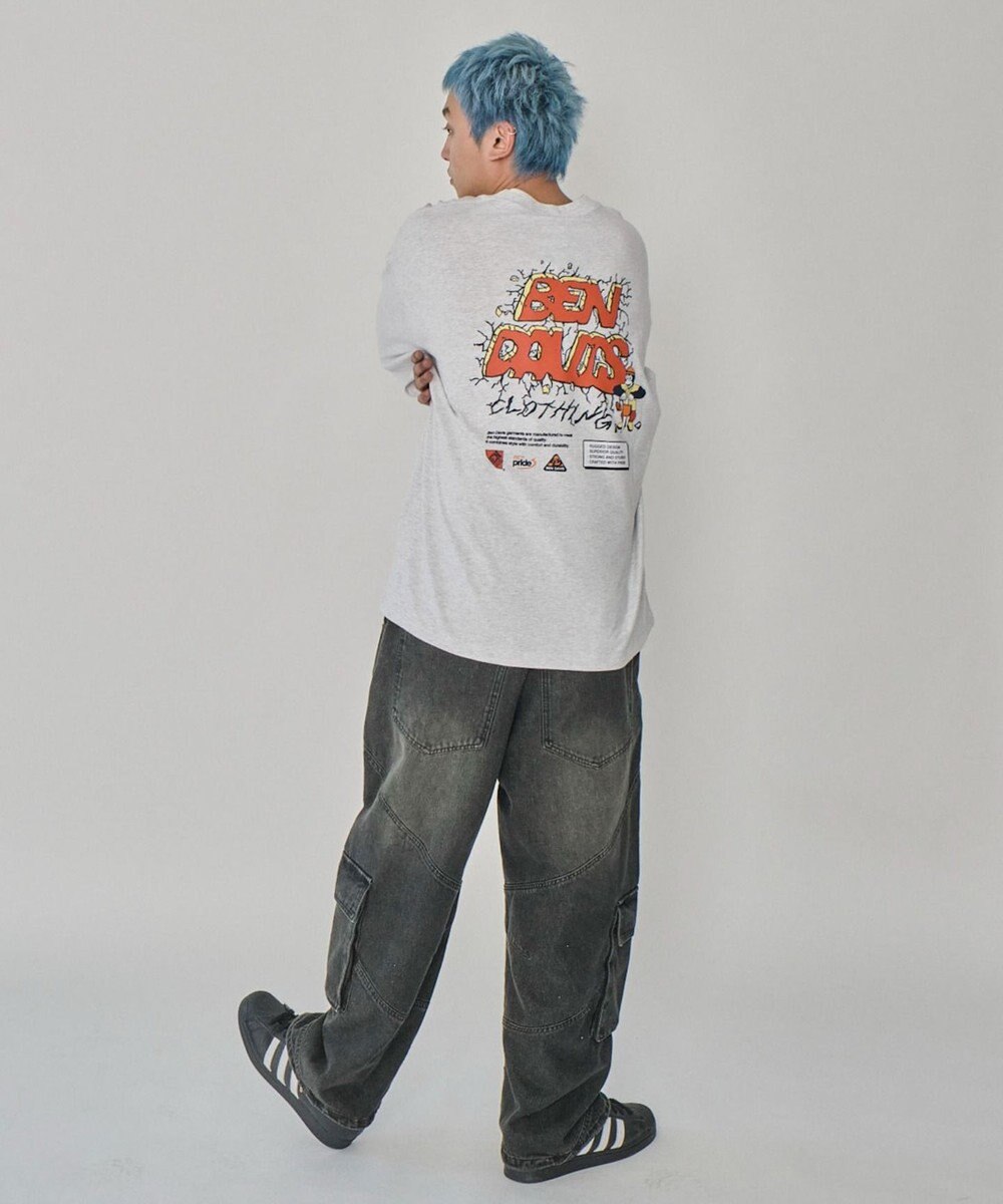 WEGO 【ユニセックス着用ITEM】別注BENDAVISグラフィックT（LS） 