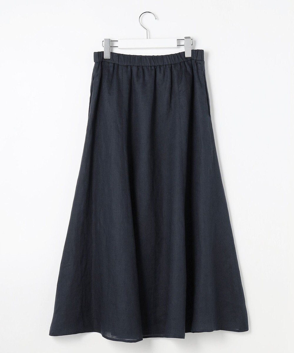 J.PRESS LADIES S 【WEB限定】リネン フレア スカート 