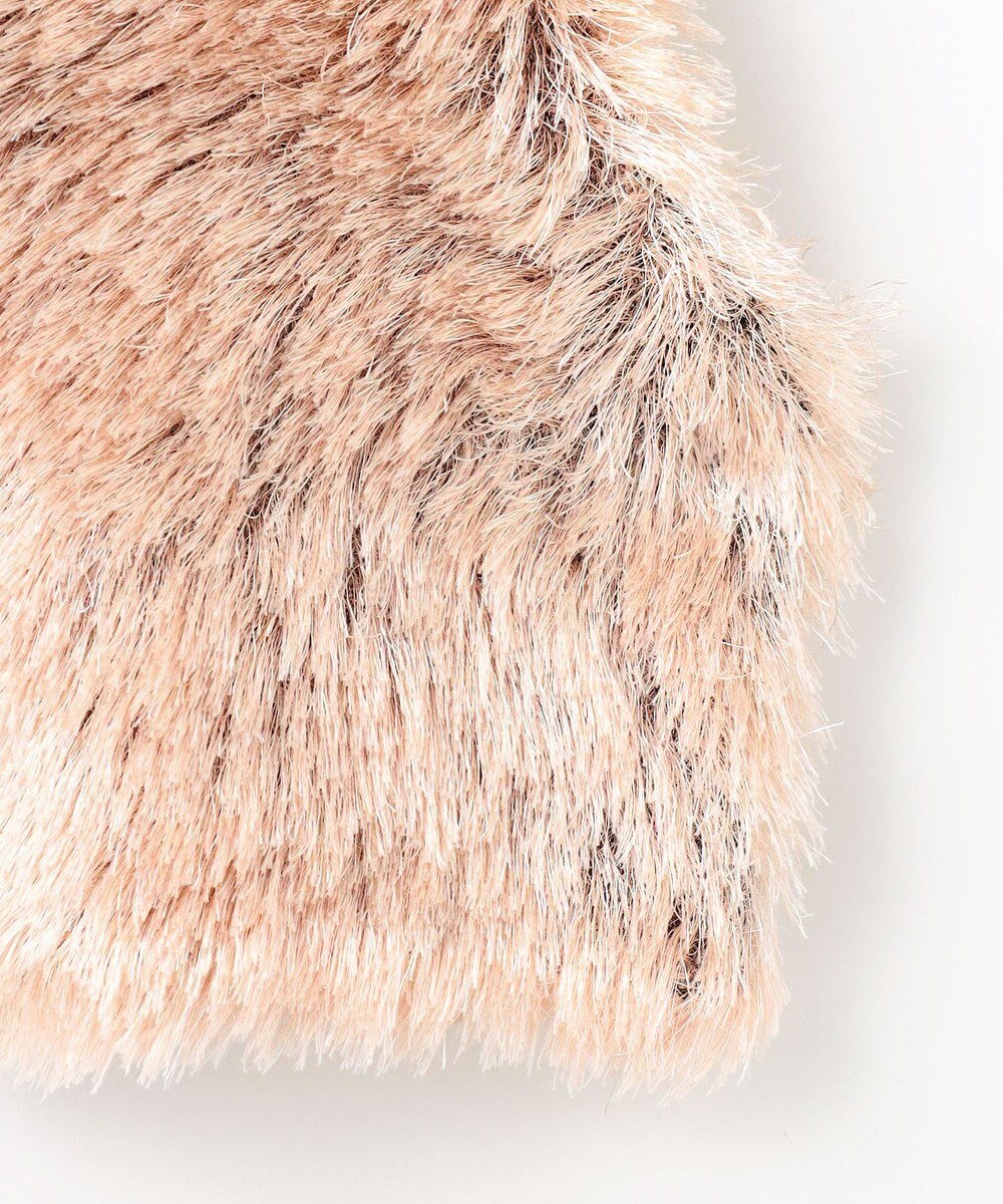 自由区 【カトリエムブーケ】Flower fur シャギーベスト 