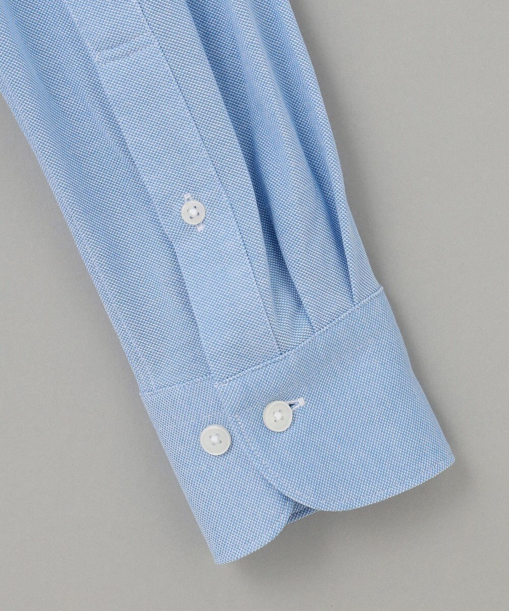 GOTAIRIKU 【吸水速乾】クールマックス鹿の子 ビズシャツ_ボタンダウン 