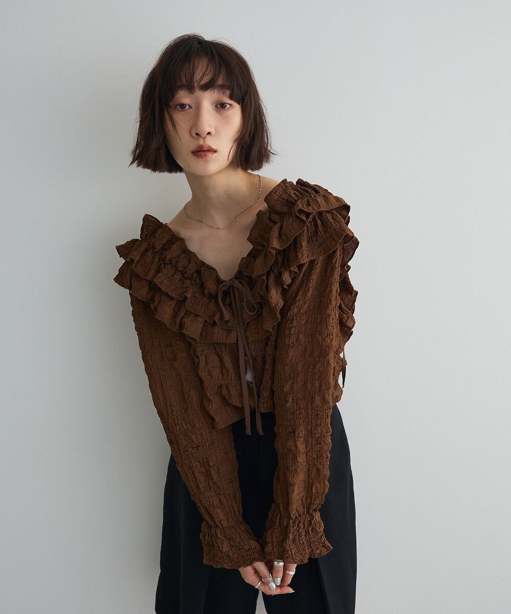 Green Parks ２ＷＡＹフリルブラウス 