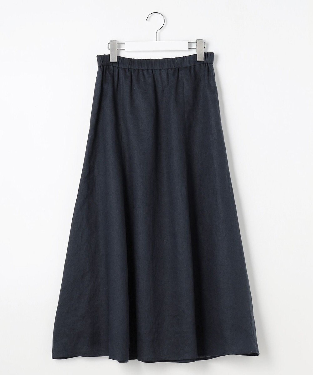 J.PRESS LADIES S 【WEB限定】リネン フレア スカート 